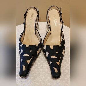 PRADA Kitten Heels. Size 5.5